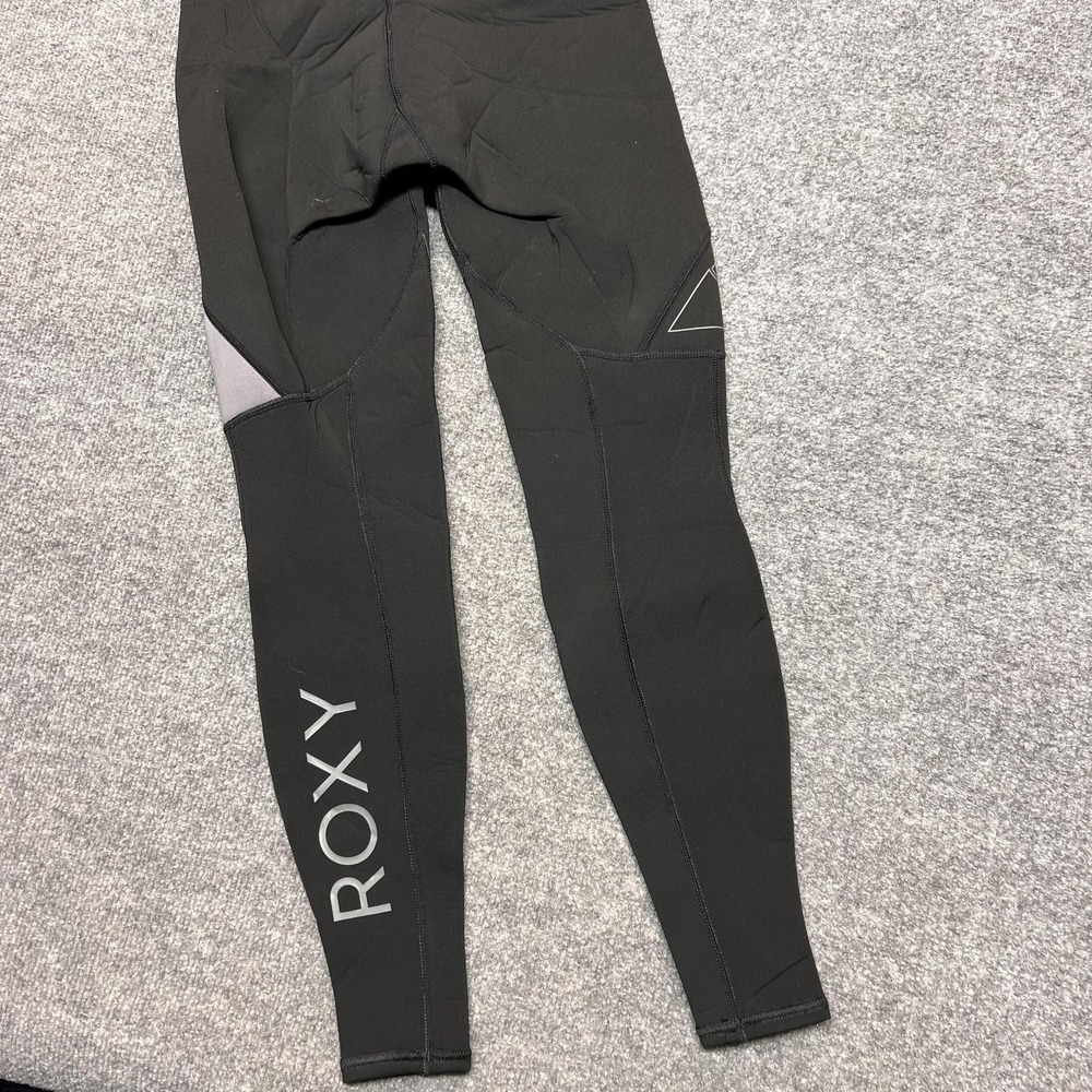 Roxy Syncro Full Wetsuit Womens 2 Gray Black Long Sleeve Surf Neoprene Suit - Picture 3 of 16